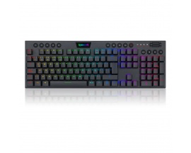 Teclado Gamer Inalambrico Mecanico Redragon Horus Bluetooth K618-RGB-SP Full size Blue Switch