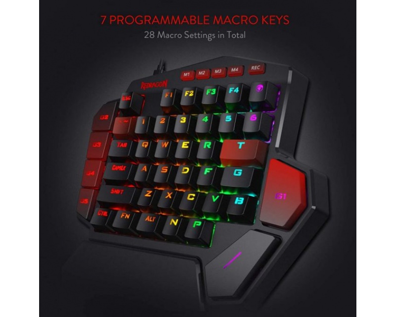 Teclado Gamer Redragon Diti RGB Mecánico — ZonaTecno