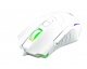 Mouse Gamer T-dagger USB Beifadier RGB 7 botones 7200 DPI Blanco